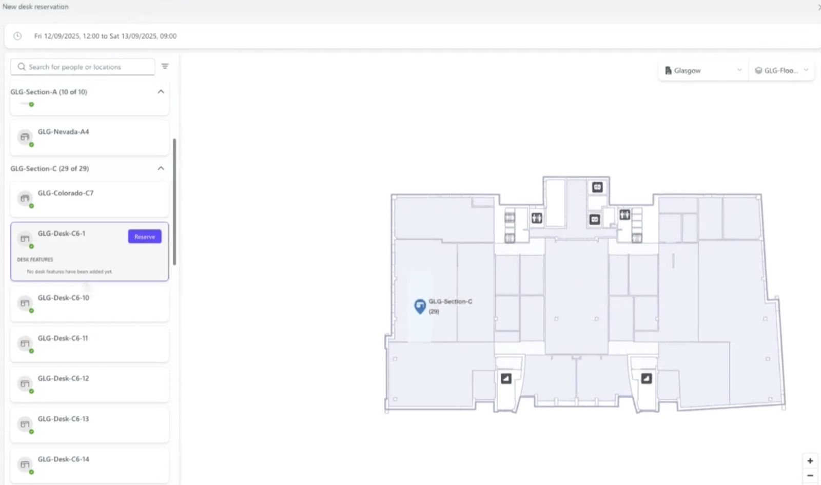 Live Archilogic floor plan inside Microsoft Places