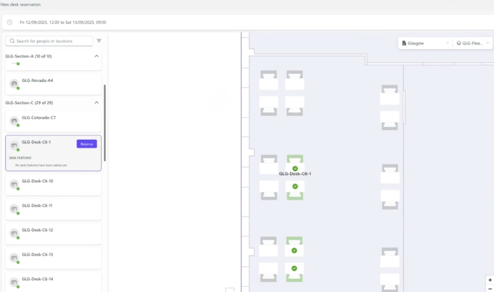 Archilogic floor plan visible in the Places client
