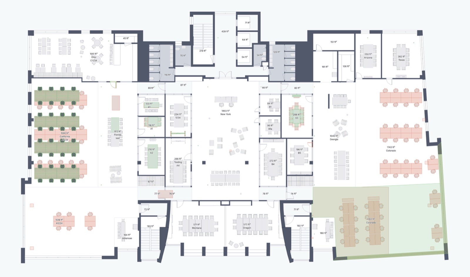 Comparing Archilogic and Places views of a floor plan